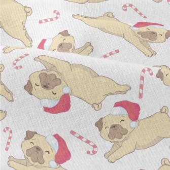 Cute Puppy In Santa Hat Modern Jersey