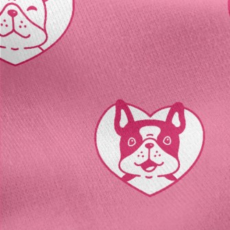 Love Bulldog Jersey Backed Fleece