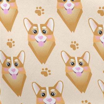 Heart Nose Corgi Pongee