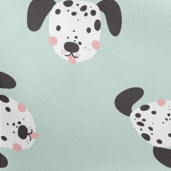 Cartoon Cute Dalmatian Pongee