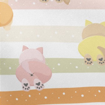 Colored Cat Butt Pongee