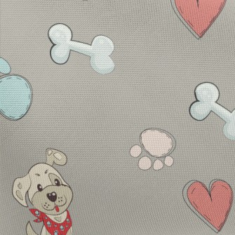 Puppy And Toys Pongee