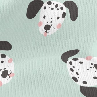 Cartoon Cute Dalmatian Stretch Jersey