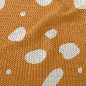 Fawn Stripes Birdseye Piqué