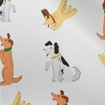 Hand Drawn Pet Dog Training Chiffon