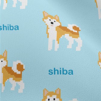 Pixel Shiba Inu Chiffon
