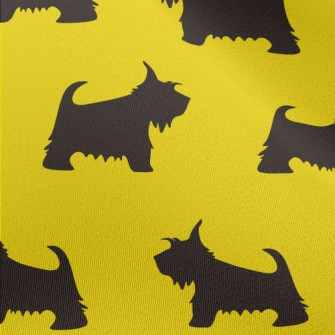Scottish Terrier Silhouette Chiffon