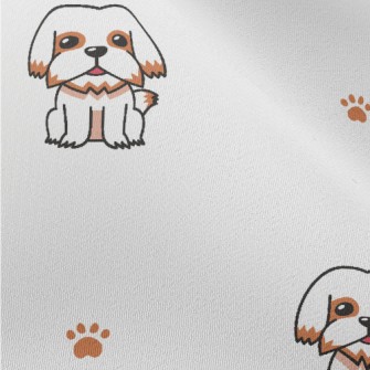 Cartoon Shih Tzu Chiffon