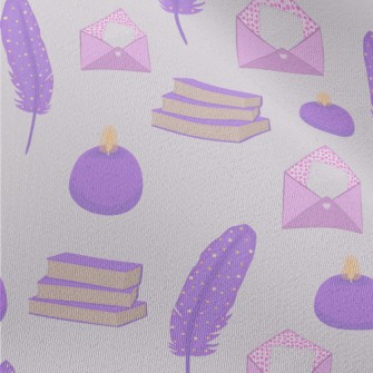 Purple Stationery Set Chiffon