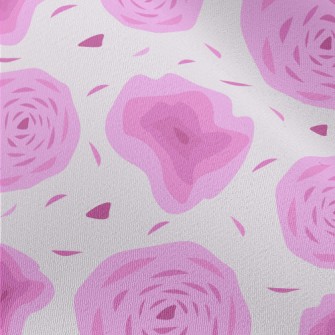 Abstract Rose Pattern Chiffon