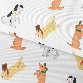 Hand Drawn Pet Dog Training Waterproof Oxford