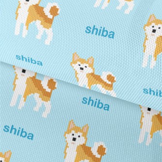 Pixel Shiba Inu Waterproof Oxford