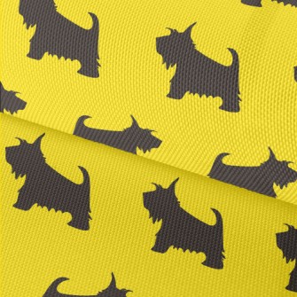 Scottish Terrier Silhouette Waterproof Oxford