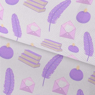 Purple Stationery Set Waterproof Oxford