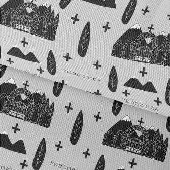Podgorica Landmarks Waterproof Oxford