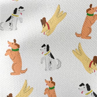 Hand Drawn Pet Dog Training Waterproof Canvas