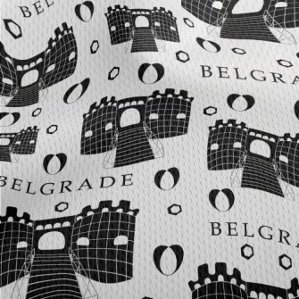 Belgrade Fortress Athletic Mesh Flat Back