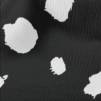 Black Dalmatian Pattern Terry