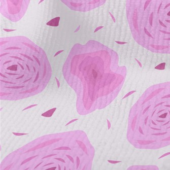 Abstract Rose Pattern Terry