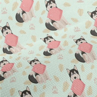 Husky Holding Pillow Performance Linen