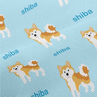 Pixel Shiba Inu Performance Linen