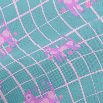 Abstract Fluorescent Dog Performance Linen