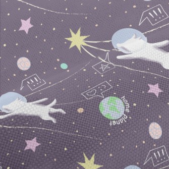 Space Dog Comes Home Performance Linen