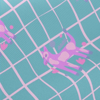 Abstract Fluorescent Dog Twill