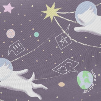 Space Dog Comes Home Twill