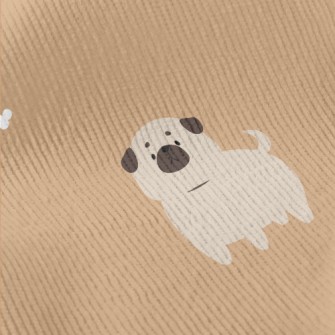 Cute Puppy Baby Standard Corduroy