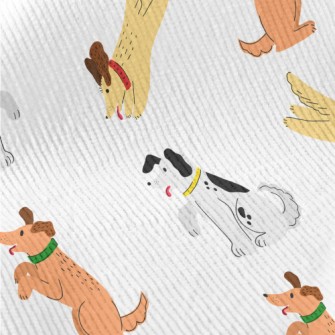 Hand Drawn Pet Dog Training Standard Corduroy