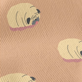 Sleeping Pug Standard Corduroy