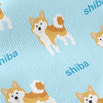 Pixel Shiba Inu Standard Corduroy