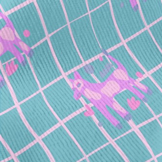Abstract Fluorescent Dog Standard Corduroy