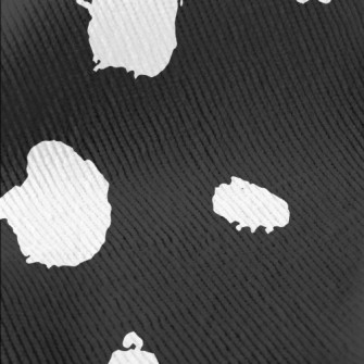 Black Dalmatian Pattern Standard Corduroy