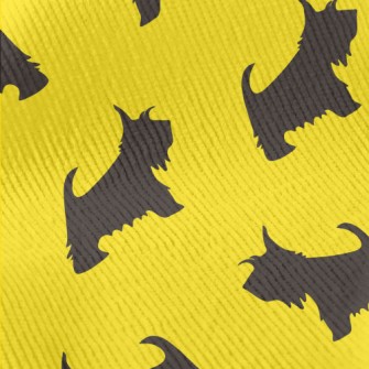 Scottish Terrier Silhouette Standard Corduroy