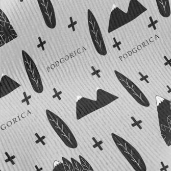 Podgorica Landmarks Standard Corduroy
