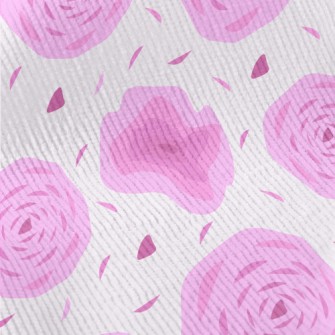 Abstract Rose Pattern Standard Corduroy