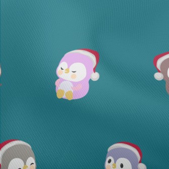 Colorful Christmas Penguin Dobby