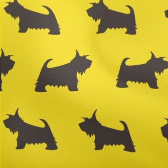 Scottish Terrier Silhouette Dobby