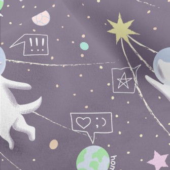 Space Dog Comes Home Micro Fleece