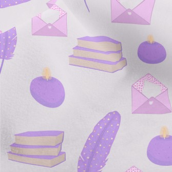 Purple Stationery Set Micro Fleece