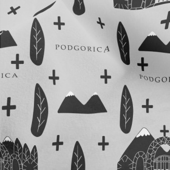 Podgorica Landmarks Micro Fleece