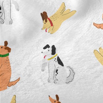 Hand Drawn Pet Dog Training Minky