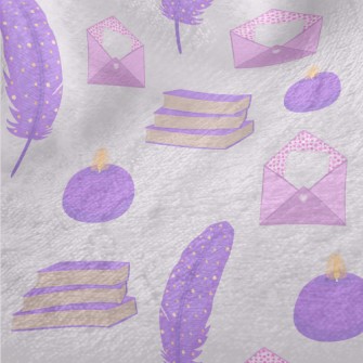 Purple Stationery Set Minky