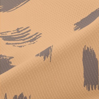 Hand Drawn Giraffe Spots Piqué