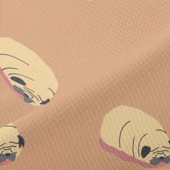 Sleeping Pug Piqué