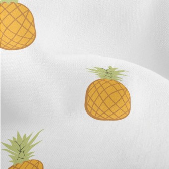 Cartoon Pineapple Lightweight Performance Linen