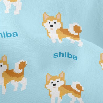 Pixel Shiba Inu Lightweight Performance Linen