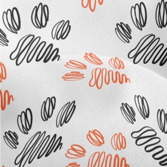 Two-color Line Dog Paw Print Lightweight Performance Linen